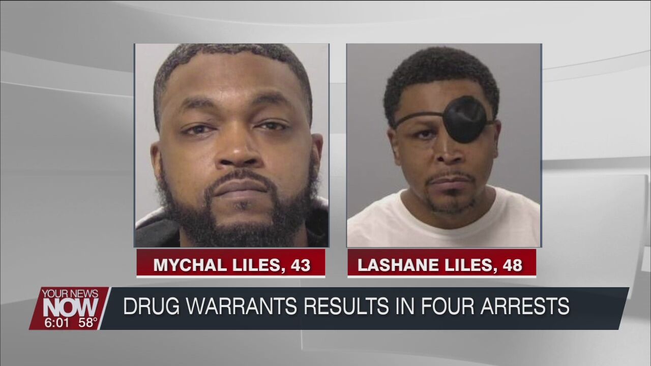 Four arrested during FBI and West Central Ohio Crime Task Force raid